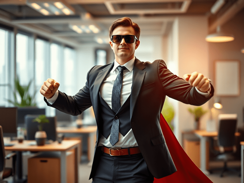 Khi tưởng tượng biến Bạn thành siêu nhân! (nhưng vẫn phải đi&nbsp;làm)