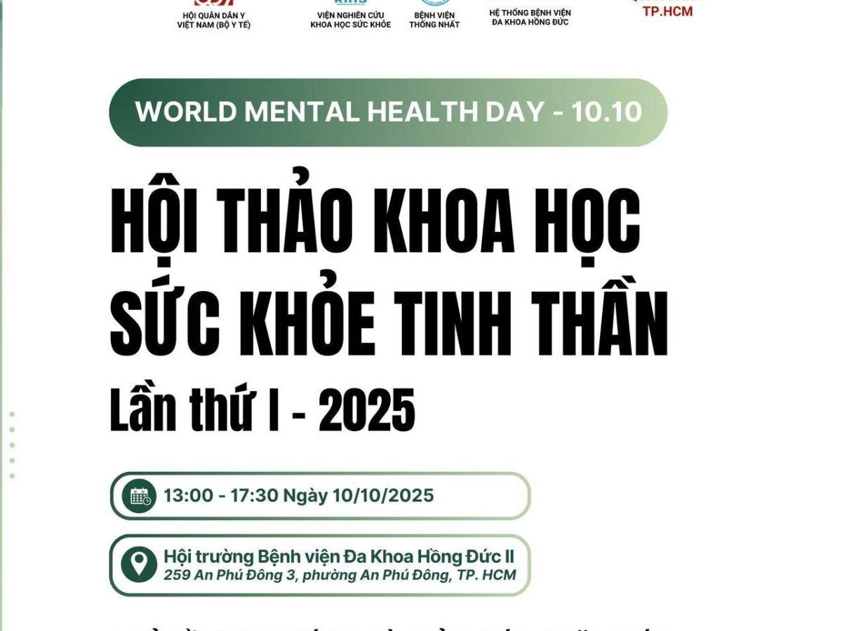 Hội thảo Khoa học Sức khỏe Tinh&nbsp;thần